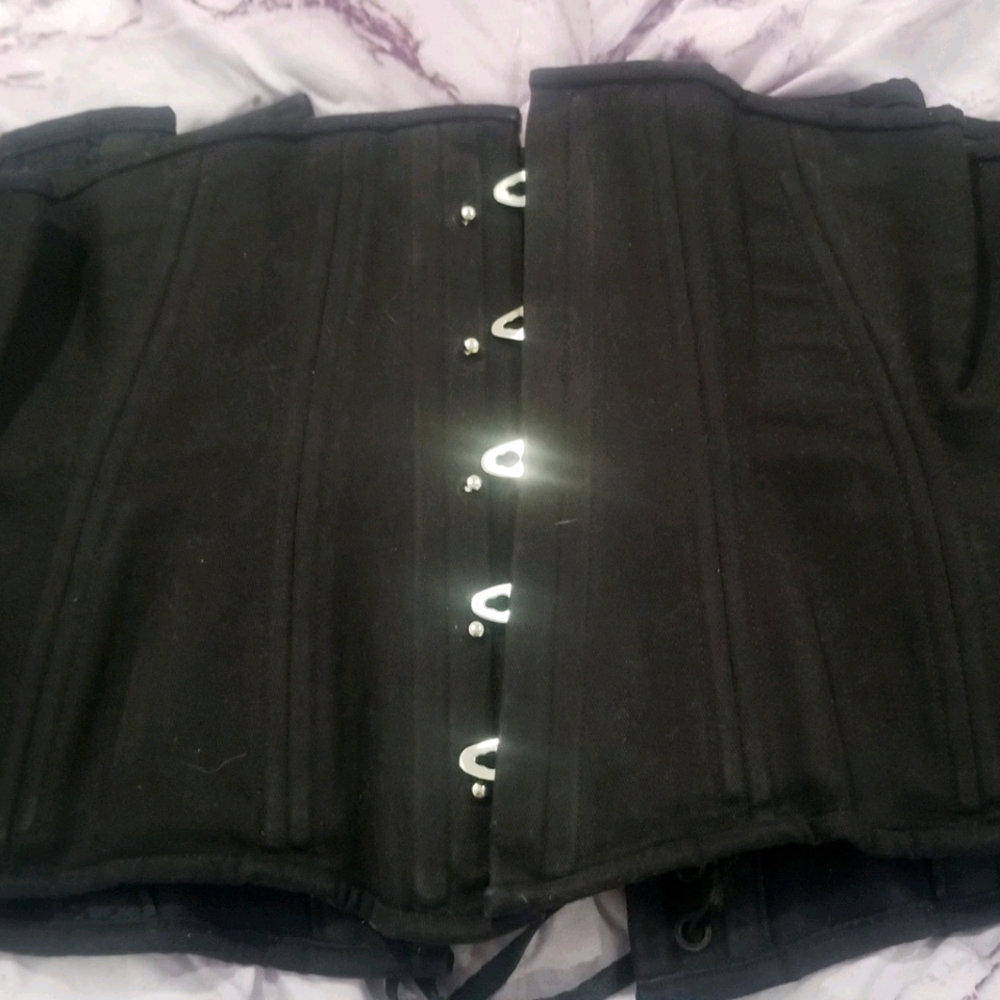 Timeless Trends Black Cotton Underbust